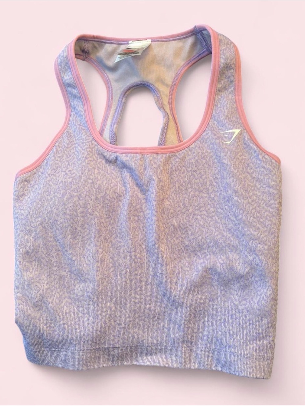 Gymshark Lavender Seamless Crop Top